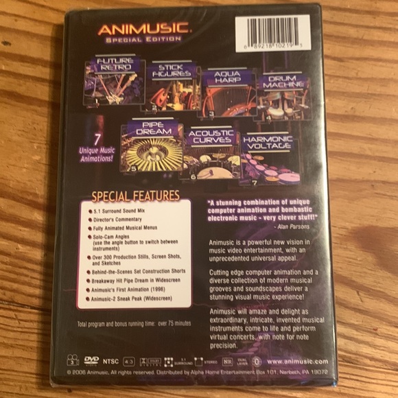 NWOT 2 Animusic DVDs - Picture 3 of 9